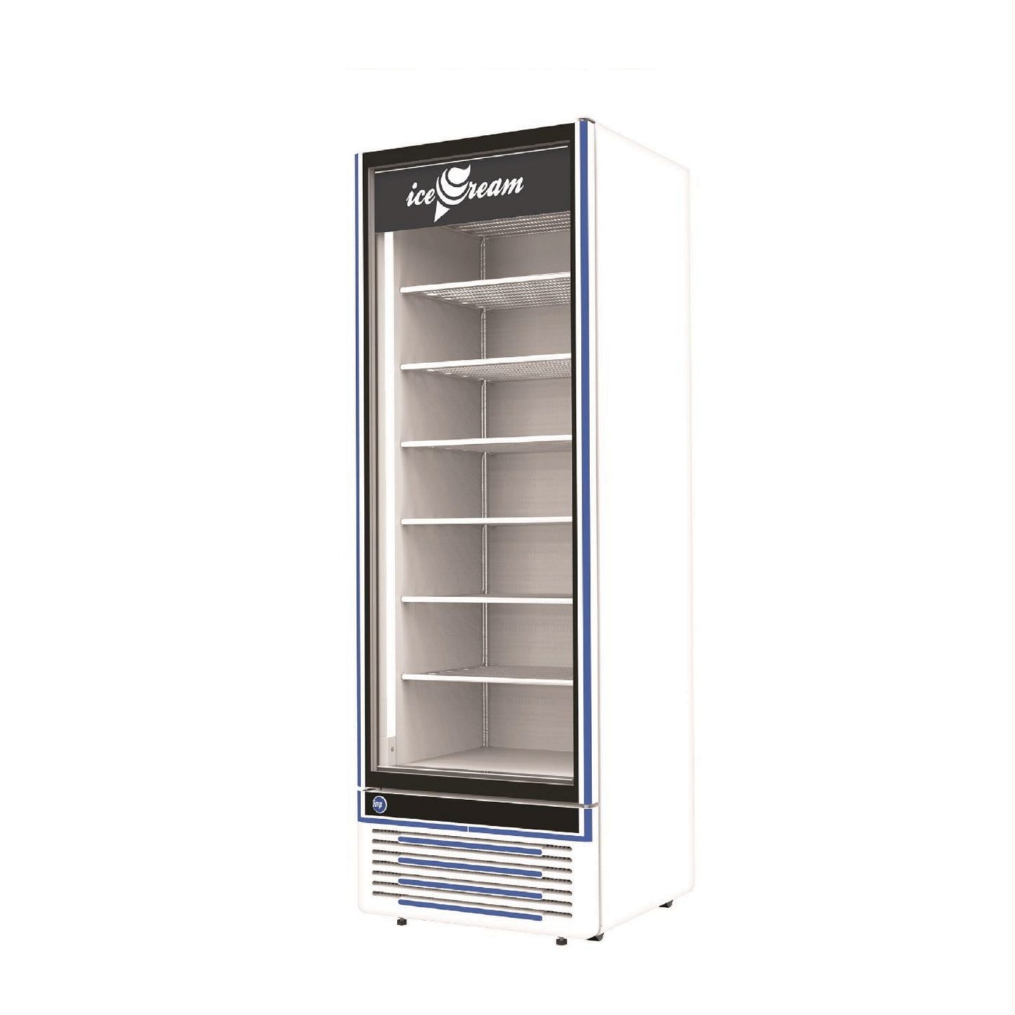 Glee 43.2 Asia Single Door 400L Static Vertical Freezer