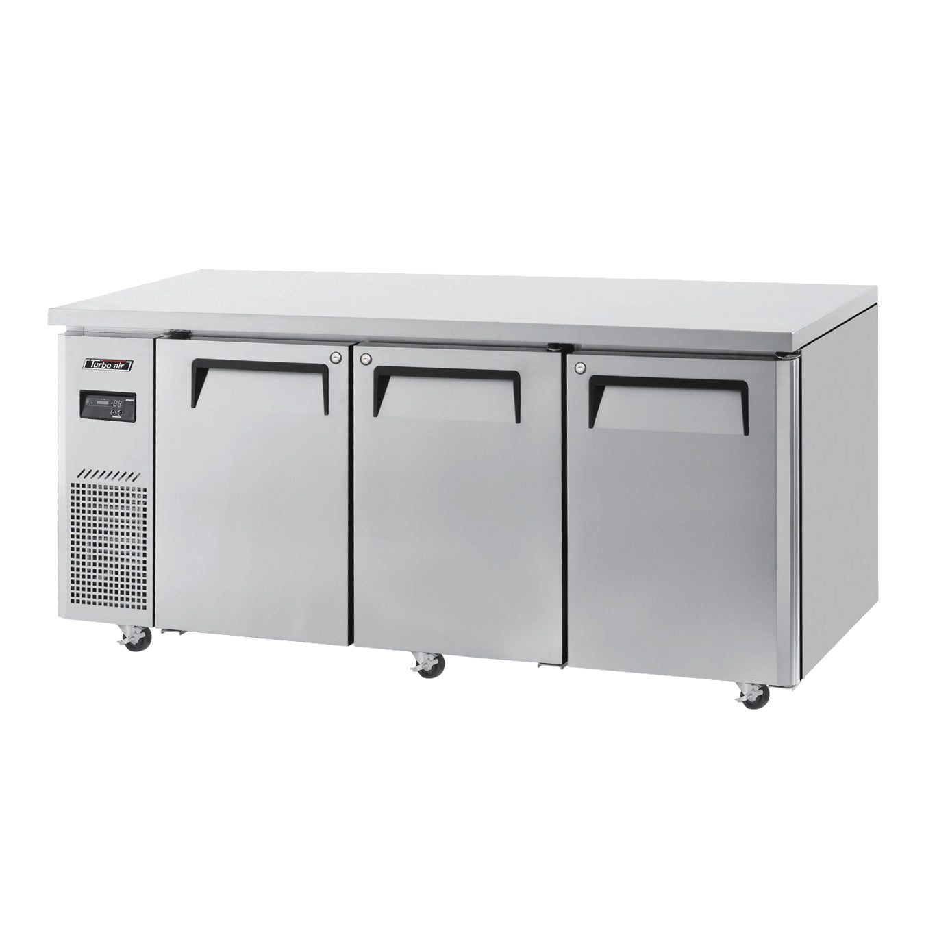 Turbo Air KUF18-3-N S/S 3 Door Under Bench Freezer 538L