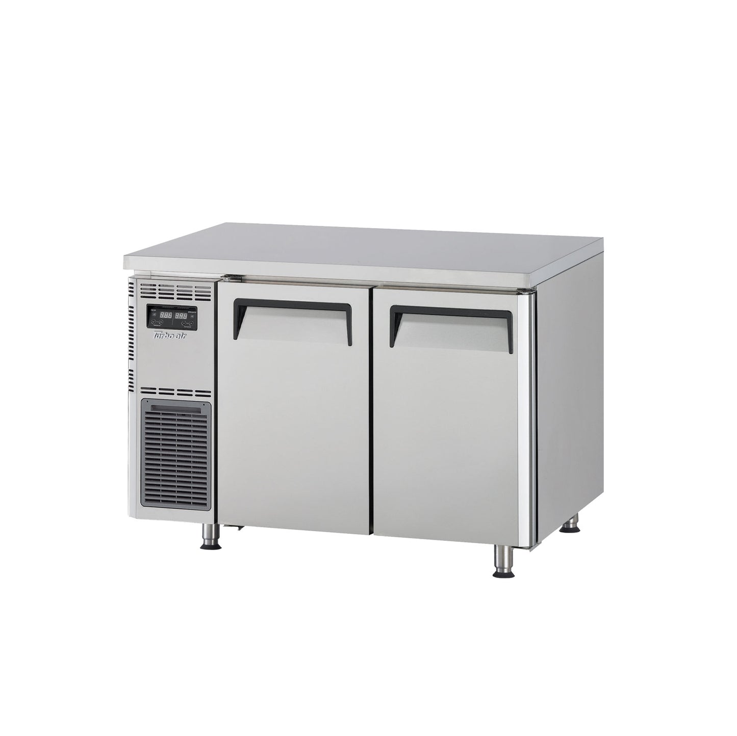 Turbo Air KURF12-2-N Dual Temp S/S 2 Door Under Bench Chiller/Freezer 257L