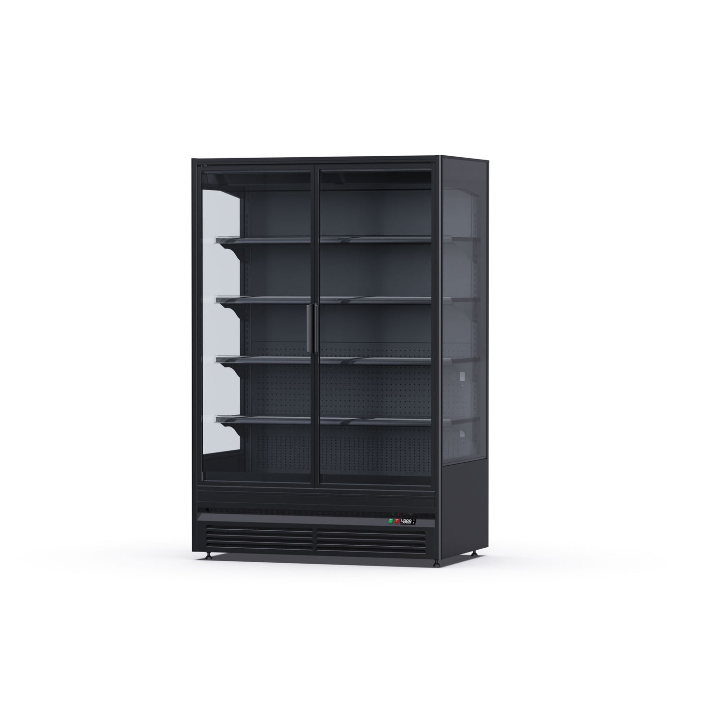 LK 12 2 Glass Door Wall Deli / Hi Back Cabinet