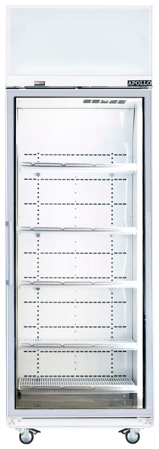 APOLLO TM22 Single Glass Door 620L Vertical Chiller