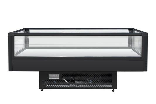 Horizon DKH-1510Y Dual Temp Glass Island Case 1500mm - front view