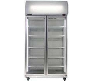 Apollo TM34 2 Glass Door 1000L Vertical Chiller