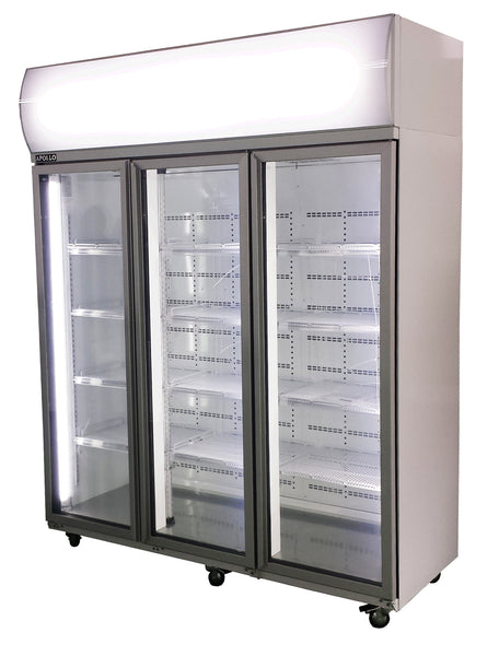 Apollo TM48 3 Glass Door 1580L Vertical Chiller