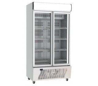 APOLLO FM30 2 Glass Door 900L Vertical Chiller