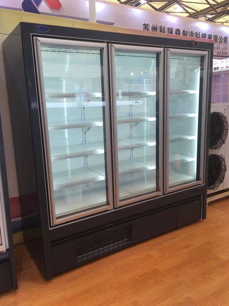 Blizzard 1.2 3 Glass Door 1560L Vertical Freezer