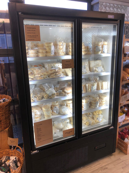 Blizzard LD 0.8 2 Glass Door 1100L Vertical Freezer