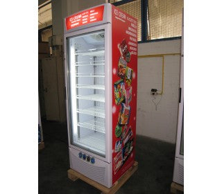 Asia 45.2 Single Glass Door 400L Vertical Freezer