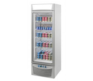Asia 45.2 Single Glass Door 400L Vertical Freezer