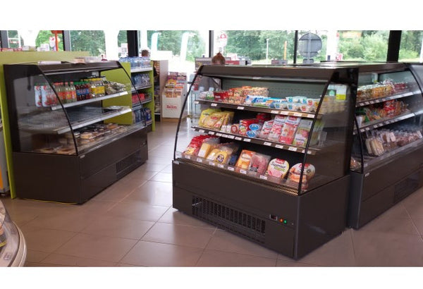 Mafirol Cronus LC Cold Food Open Wall Display Cabinet (LOW HEIGHT) - Various Sizes Available