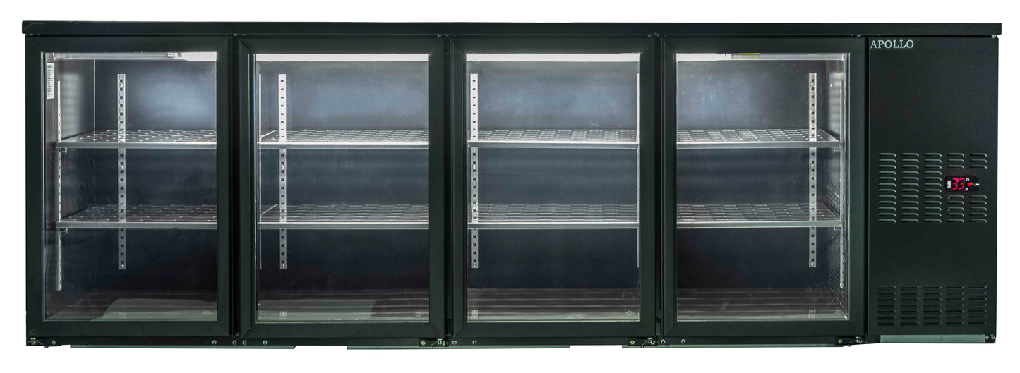 APOLLO ABBR-4 Back Bar 4 Door Cabinet 764L