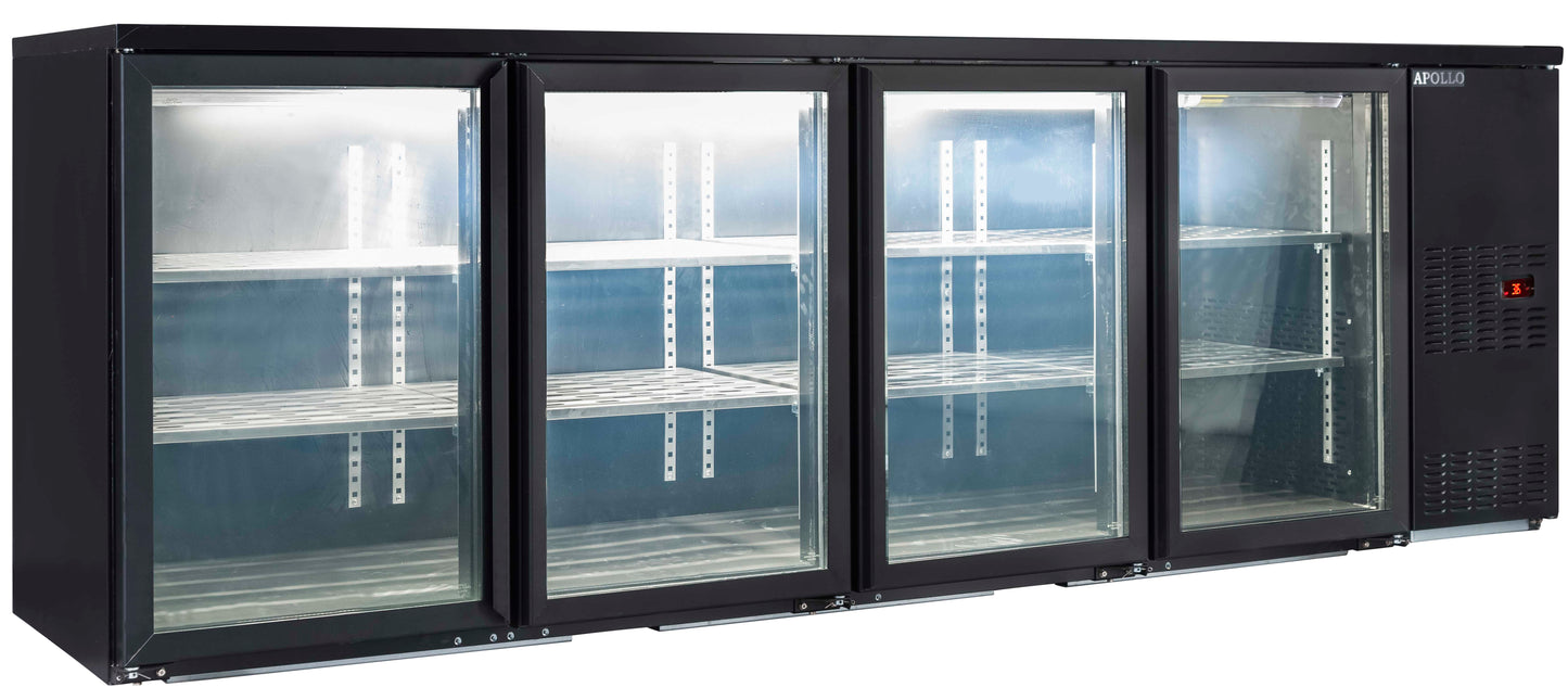 APOLLO ABBR-4 Back Bar 4 Door Cabinet 764L