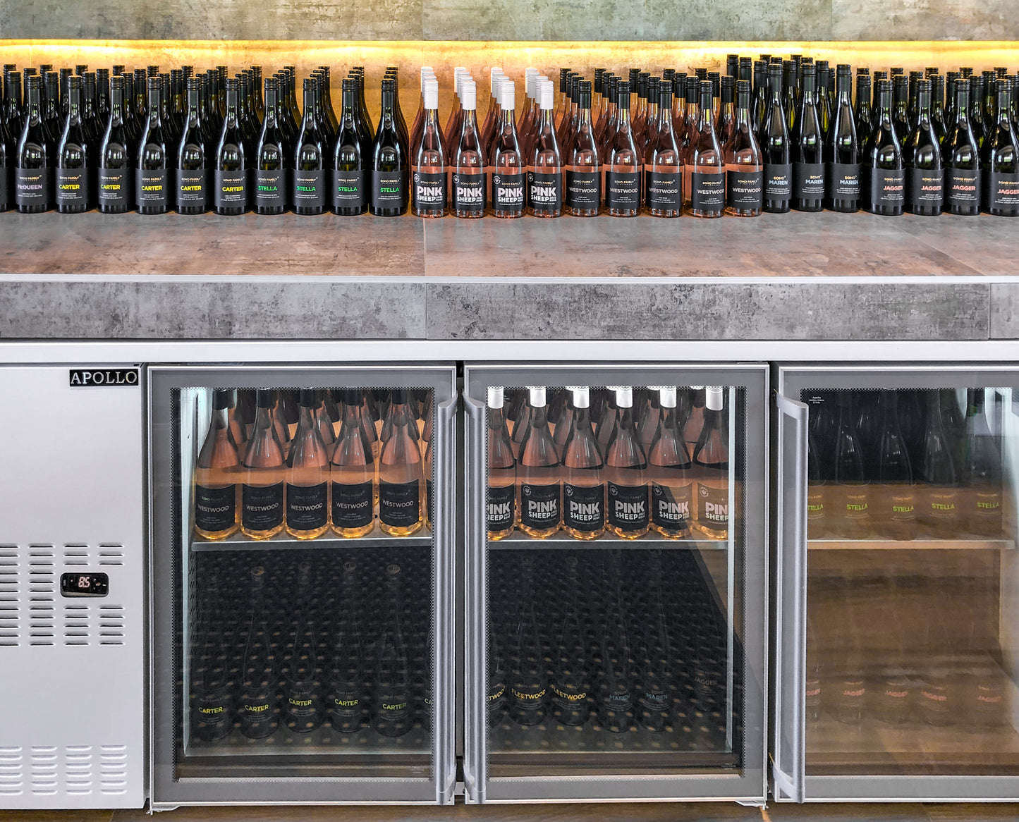 APOLLO ABBR-3 Back Bar 3 Door Cabinet 560L