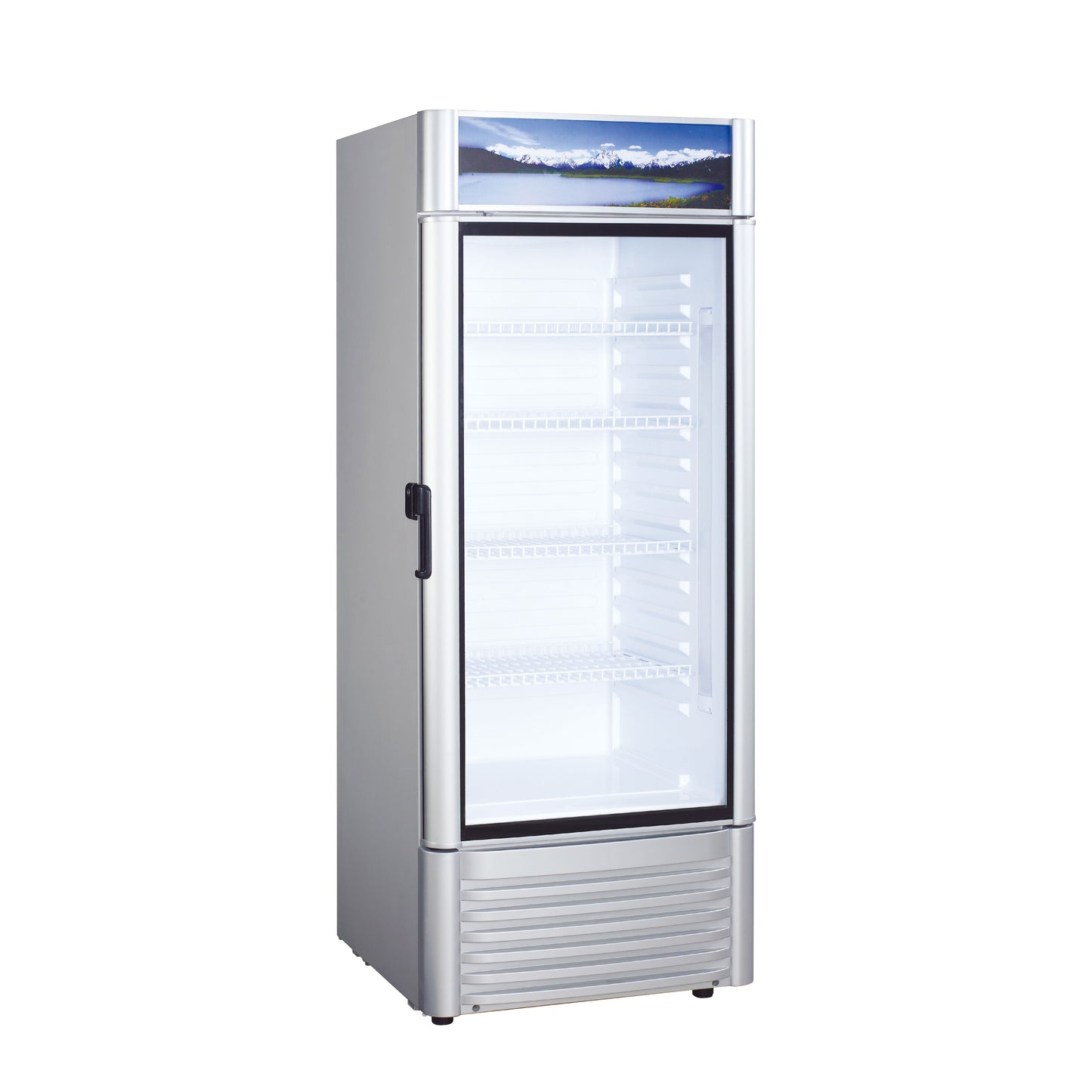 EKO XLS 280WG Single Glass Door 252L Vertical Chiller