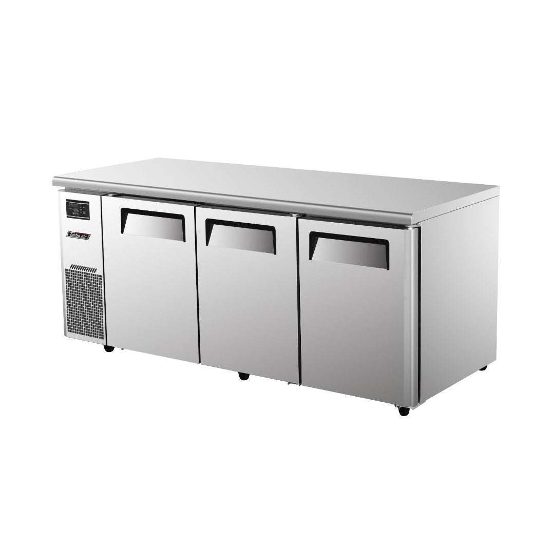 Turbo Air KUR18-3-N S/S 3 Door Under Bench Chiller 538L