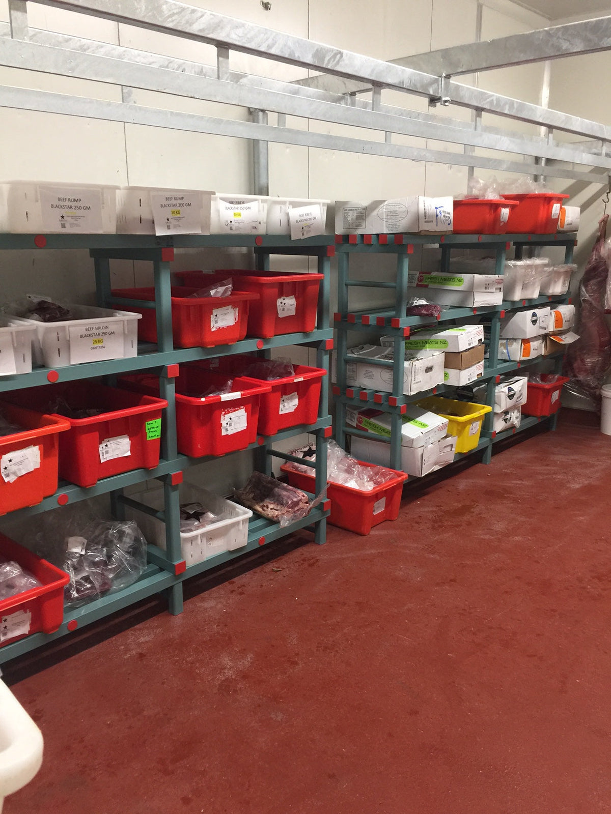 REA RE4 Prep Trolley, 4 Bin - in cold storage