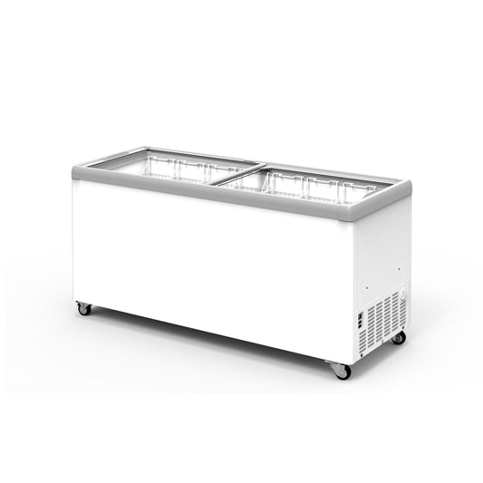 Hiron SD 659 2 Glass Sliding Lid 659L Horizontal Freezer