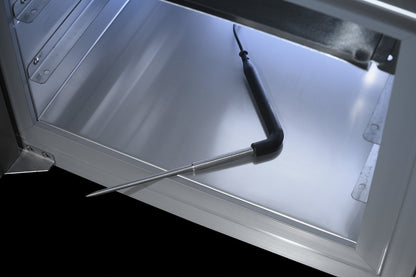 Blast chiller chamber with food core probe