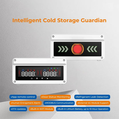EAB-80 cold room safety alarm display unit and emergency button unit