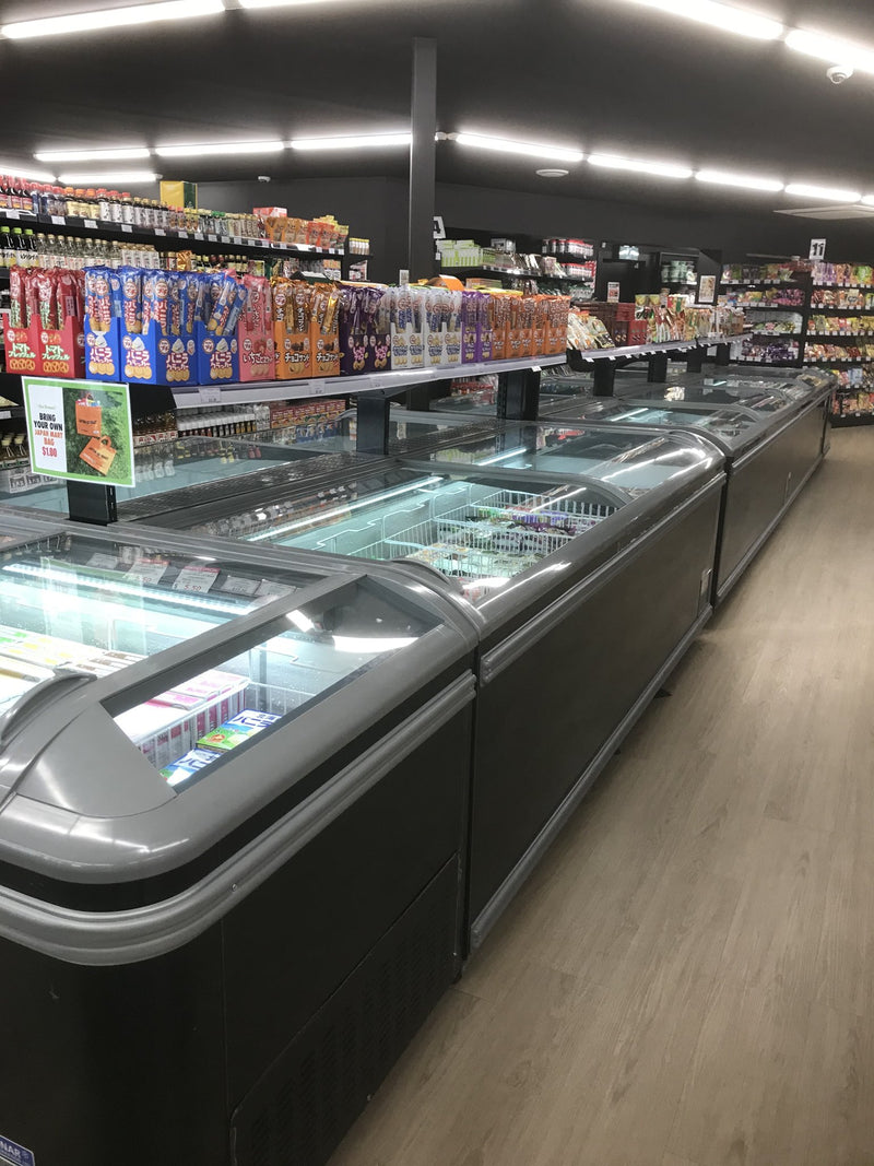 Island chillers and freezers installed by Honar Refrigeration