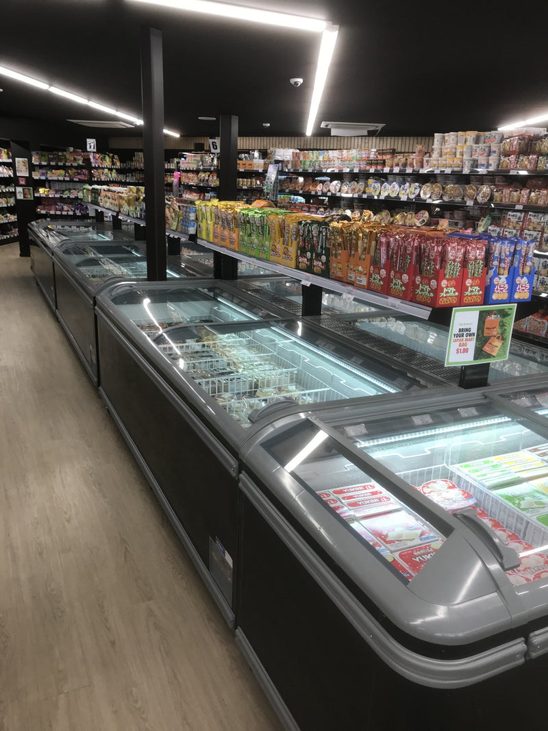 Island chillers and freezers installed by Honar Refrigeration