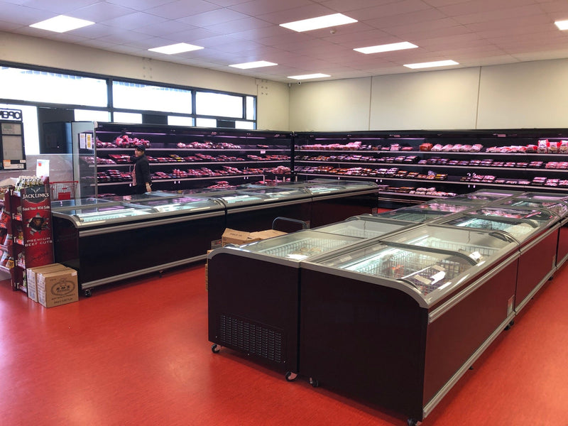 Island chillers and freezers installed by Honar Refrigeration