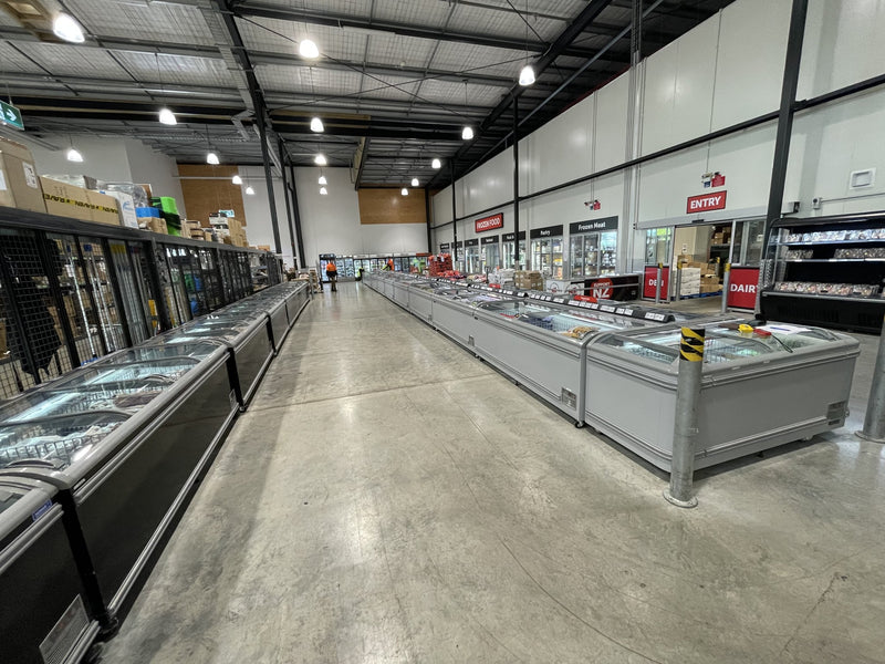 Island chillers and freezers installed by Honar Refrigeration