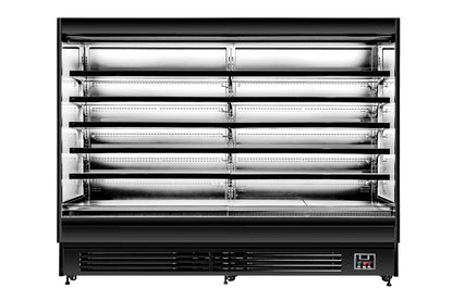 LKH-2508YE Full Height Open Deck Wall Deli 2560mm - front view