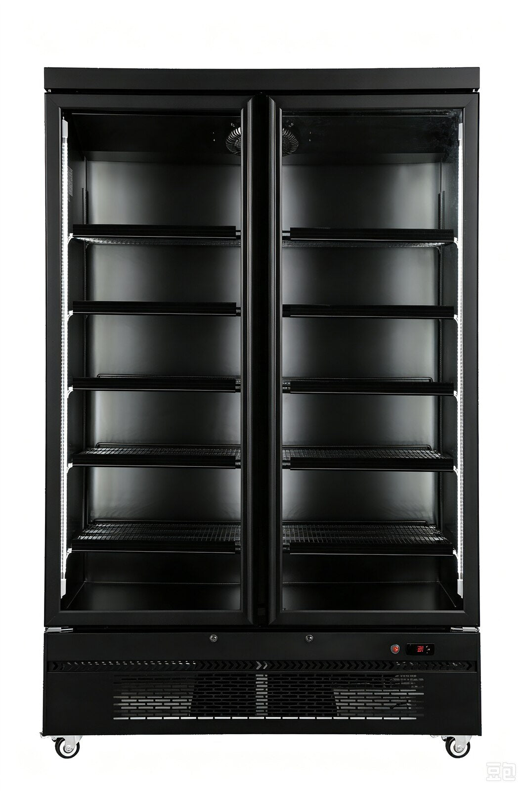 Sansheng SSP980 two door bottom mount chiller - front view