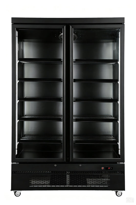Sansheng SSP980 two door bottom mount chiller - front view