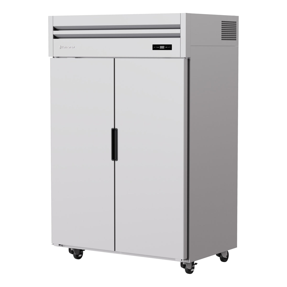 Turbo Air HT45-2R-N S/S Double Door 1215L Vertical Chiller - angled view