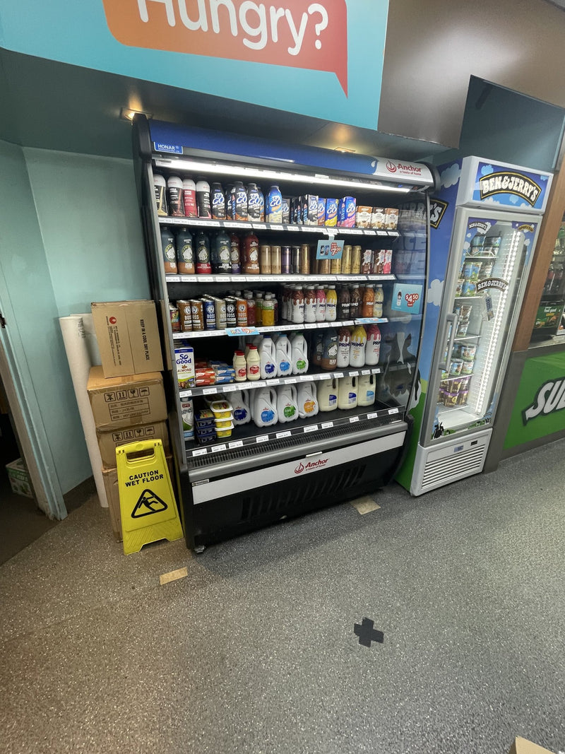 Wall deli display installed by Honar Refrigeration