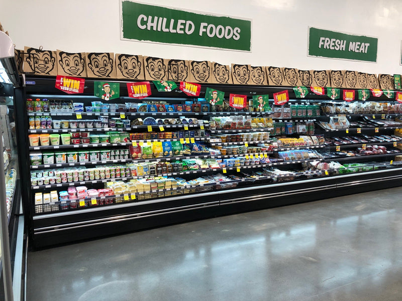 Wall deli display installed by Honar Refrigeration