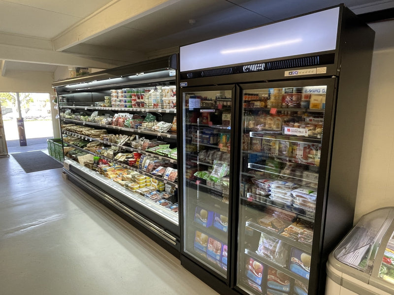 Wall deli display installed by Honar Refrigeration