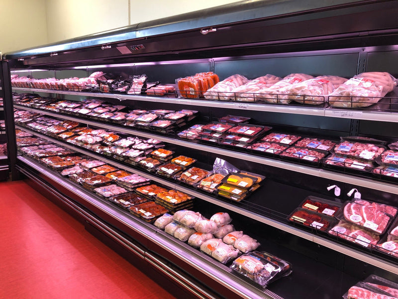 Wall deli display installed by Honar Refrigeration