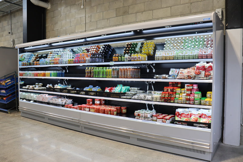Wall deli display installed by Honar Refrigeration