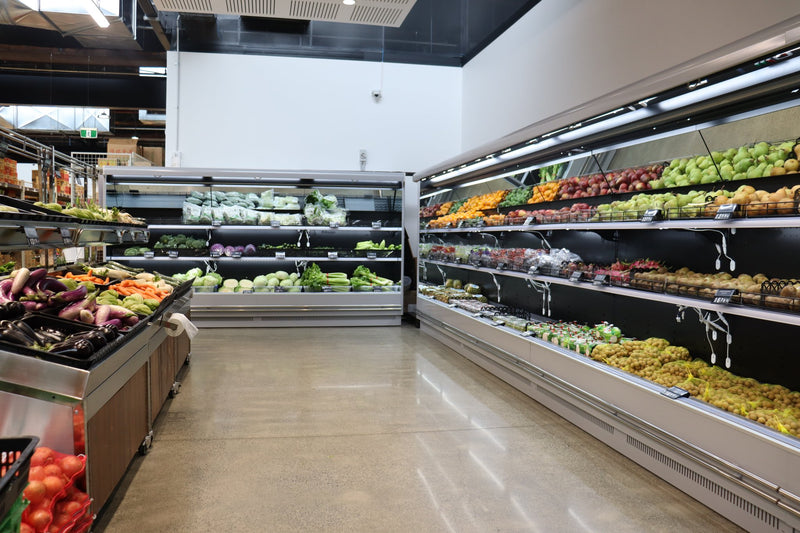 Wall deli display installed by Honar Refrigeration