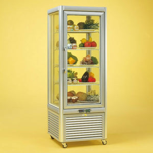 Prisma 400 Square Tower Cold Food Display Cabinet 400L