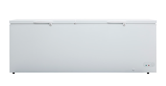 Stainless Steel Split Lid 670L Chest Freezer BD 750