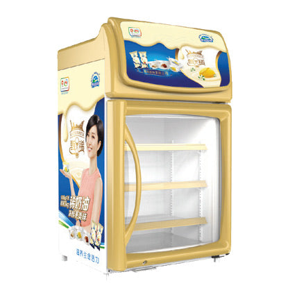Hiron SD105 Single Glass Door 98L Vertical Freezer