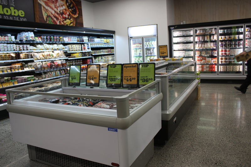 Island Chillers, Freezers, Supermarkets